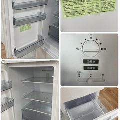 S749 ⭐ SHARP 2ドア冷蔵庫（179L つけかえドア）21年製 SJ-D18H