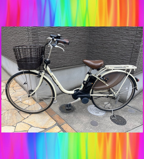 大容量8.9AhPanasonic　ビビ　26インチ　電動自転車　電動アシスト自転車　中古　8193