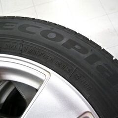 ホイール付きタイヤ 4本セット ブリヂストン エコピア NH200C 175/65R15 2022年製 4H 15×5.5J PCD100 中古 苫小牧西店
