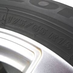 ホイール付きタイヤ 4本セット ブリヂストン エコピア NH200C 175/65R15 2022年製 4H 15×5.5J PCD100 中古 苫小牧西店