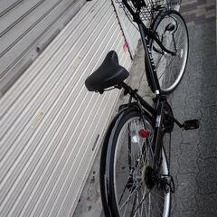 美品☆[T21Technology]LUEELA(ルエラ)26吋 折り畳み自転車 外装6段/LEDオート/ジェットブラック