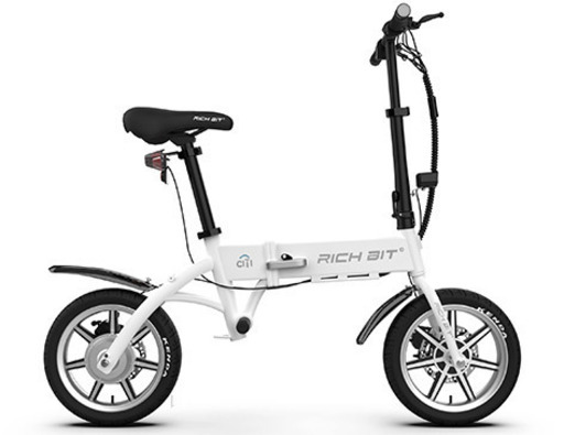 デモ車【RICHBIT(ﾘｯﾁﾋﾞｯﾄ)】CITY 電動バイク　スノーホワイト　★公道走行可能★免許不要★