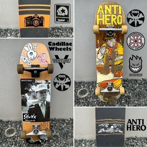 最終大幅値下げ!!　ANTIHERO/MXMXM ストリート\u0026クルーザーSET おまけ付