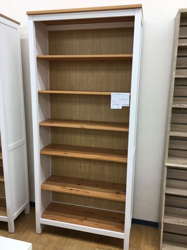 ★ジモティ割あり★ IKEA 本棚 白　ホワイト W89×D34×H198 クリーニング済み SJ6743