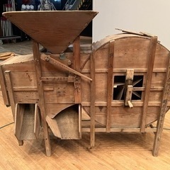 レトロ農機具3個セット 唐箕（とうみ） 水田中耕除草機 クワ？ 古い