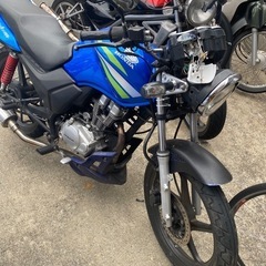 CBF125 事故車　売れました。