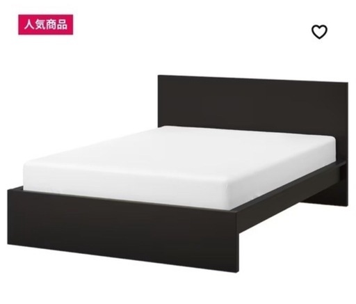 ダブルベットフレーム　　ikea カーテン\n