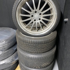 LS600に使用していたワーク20インチアルミ夏タイヤセット