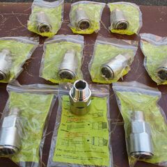 ☆日立金属 HITACHI プッシュインパクト継手接続要領 LIA 15A24P・PN LPガス用 ◆10個セット・ひょうたん印