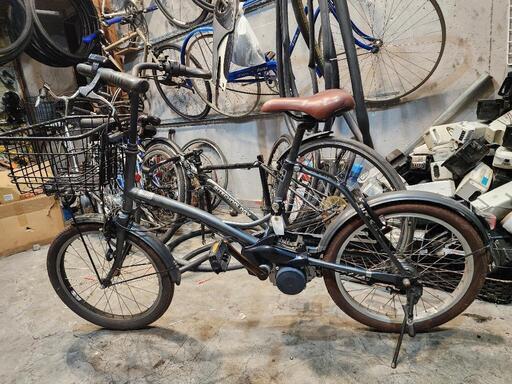 電動自転車　パナソニック　２０インチ　バッテリー　充電器　付き　３変速　配達可能