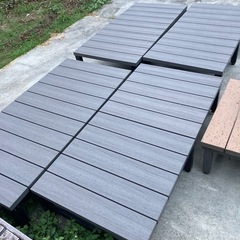 激安！引き取り限定 綺麗 アルミ デッキ 900✖️1 800 2台　ウ　ッドデッキ