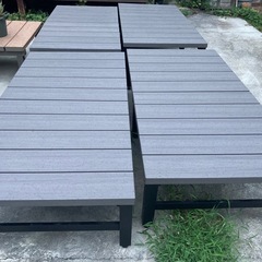 激安！引き取り限定 綺麗 アルミ デッキ 900✖️1 800 2台　ウ　ッドデッキ