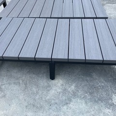 激安！引き取り限定 綺麗 アルミ デッキ 900✖️1 800 2台　ウ　ッドデッキ