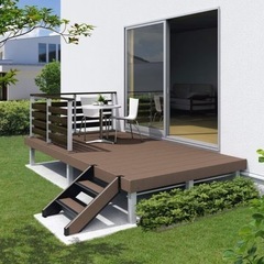 激安！引き取り限定 綺麗 アルミ デッキ 900✖️1 800 2台　ウ　ッドデッキ