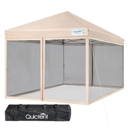 新品　蚊帳付きタープ  タープテント アウトドア  キャンプ プール BBQ　3m×3m キャンプ アウトドア 虫除け BBQ