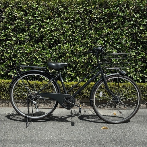 【雨濡れ無し】自転車 アサヒサイクル 26型 amadana TAG label CITYBLACK