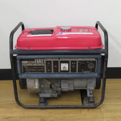shindaiwa 新ダイワ やまびこ 2.1kVA 60Hz ガソリンエンジン発電機 不動 EGR21 店頭引き取り限定・石川県野々市市