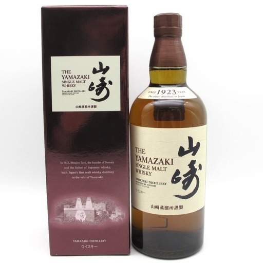 SUNTORY (サントリー) ウイスキー 山崎NV ノンヴィンテージ 2020年流通品 箱付き ジャパニーズウイスキー 700ml 43% 未開栓 店頭引取りのみ 福井やしろ店 SUNTORY (サントリー) ウイスキー 山崎NV ノンヴィンテージ 2020年流通