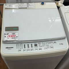 リサイクルショップどりーむ天保山店　No13849　洗濯機　2021年製　ハイセンス　5.5㎏　高年式　おすすめ品