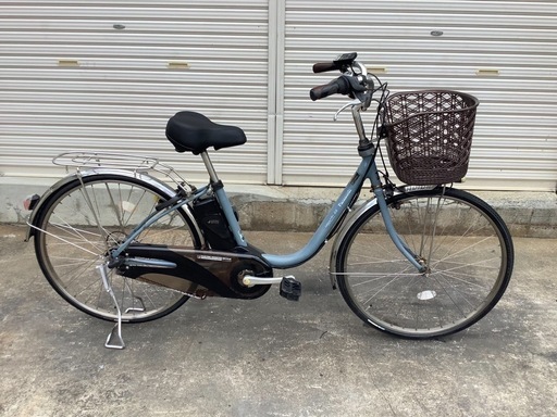 451  パナソニック新機種電動アシスト自転車vivi DX   26インチブルーボディー