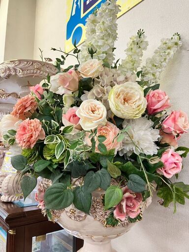 カポディモンテ イタリア 陶花 ➇capodimonte カポディモンテ陶花 バラ