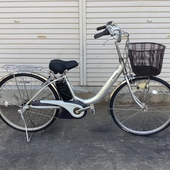 ②ET455番⭐️電動自転車⭐️-miumiu☆財布☆クロコ☆がま口