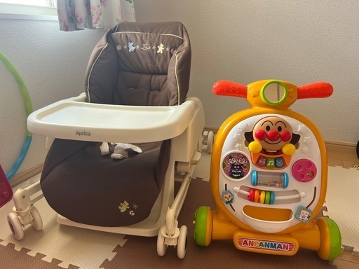 ハイローチェアラック アンパンマン車セット売り