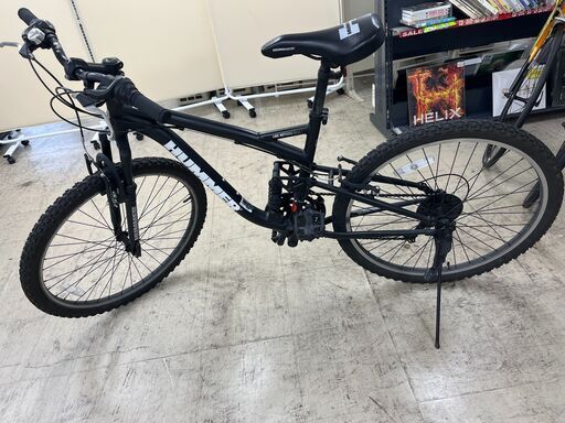 ☆ジモティー割引有☆　中古自転車/HUMMER/マウンテンバイク/26ｲﾝﾁ/黒