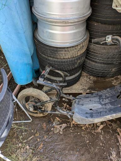 スズキ チョイノリ 実動車と部品取りのセット