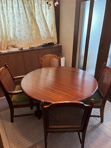 【10月までです】葉山家具ダイニングセット