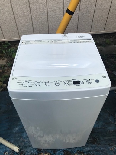 洗濯機　2022年製 BW-45A-W ハイアール 4.5kg