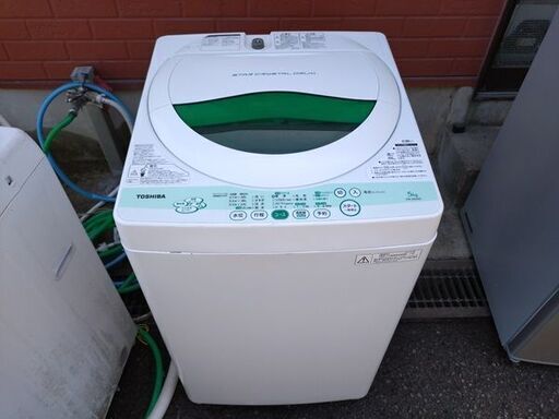 【鹿児島市リサイクルストアスターズ吉野店】【中古品】TOSHIBA  洗濯機　 5kg  品番AW-505（W）2012年製