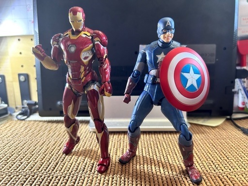 ⭐︎値下げ【中古品】アイアンマンとキャプテンアメリカセット（SHフィギュアーツ）
