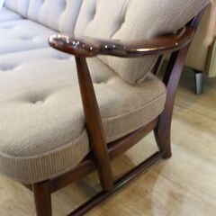 【川崎市宮前区リサイクルオフ】カリモク　コロニアルシリーズ　3Pソファ