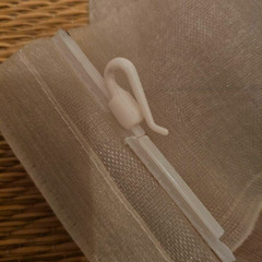 FISBA フィスバ 240センチ ベージュカーテン レースカーテンセット