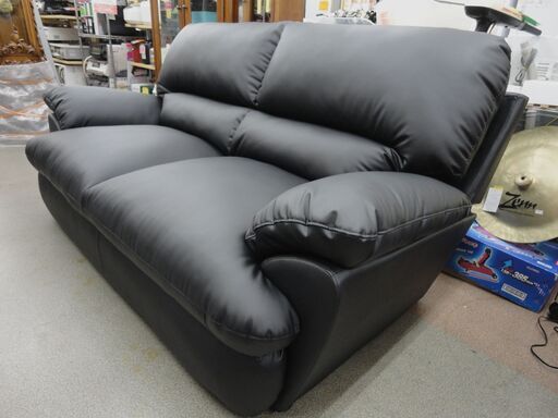 南12条店 2人掛け ソファ ダークグレー 幅180cm