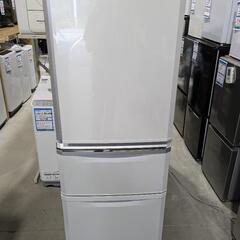 MITSUBISHI 335L 3ドア冷凍冷蔵庫 MR-C34D-W 2018年製