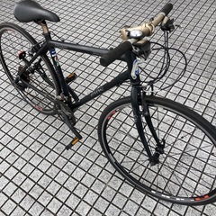 【GIOS】クロスバイク　3x8段変速　前後タイヤ、チェーン、サドル新品❗️スタンド付　若林自転車　浜大津　SALE中❗️