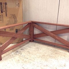 ◆1026◆未使用◆ウッドデッキ YAMAZEN / コーナーラティス / 部品 柵のみ / 90×45cm ライトブラウン WOOD DECK 山善 ◇1026◇未使用◇ウッドデッキ YAMAZEN / コーナーラティス / 部品 柵