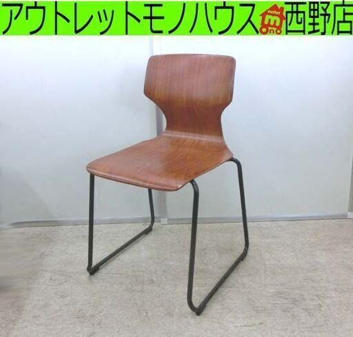 PAGHOLZ/パグホルツ スタッキングチェア PAGWOOD AIPAG axona AICHI ブラウン 木製 インダストリアル ドイツ 札幌 西野店