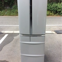 Panasonic 426L 6ドア冷凍冷蔵庫 NR-F436T-H形 2012年製 ※サイドに