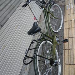 INNOVATION FACTORY[イノベーションファクトリー]26吋 シティサイクル 外装6段/オリーブ