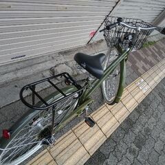 INNOVATION FACTORY[イノベーションファクトリー]26吋 シティサイクル 外装6段/オリーブ