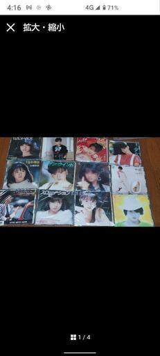 中森明菜　レコード12枚