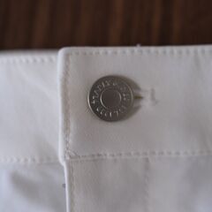 ☆新品未使用タグ付き☆パーリーゲイツ　ストレッチスカート ロゴ ボーダー柄　ゴルフウェア　レディース