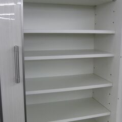 大容量 ニトリ 食器棚 ポスティア120DBWH 大型 キッチン収納 収納家具 耐震 ソフトクローズ 札幌 手稲