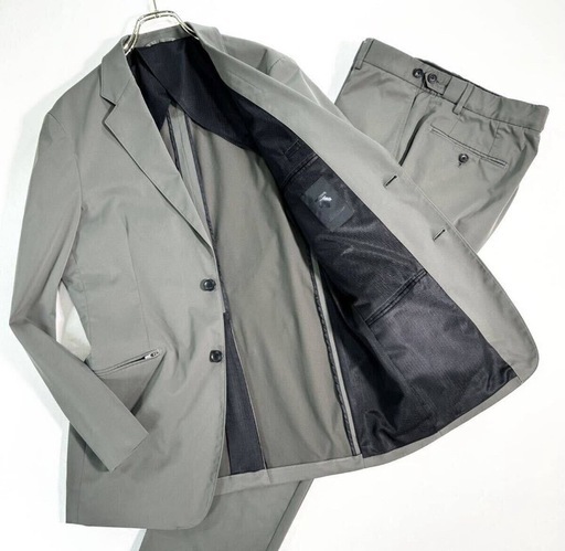 美品☆デサント/スーツ/セットアップ/ストレッチ/ウォッシャブル/オルテライン DESCENTE／デサント スーツ ストレッチ ウォッシャブル XL DESCENTE