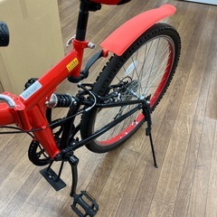 折りたたみ式 マウンテンバイク 26インチ SHIMANO製6段ギア(B8-12)