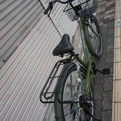 26吋 ファミリーサイクル 外装6段/オリーブ