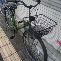 26吋 ファミリーサイクル 外装6段/オリーブ